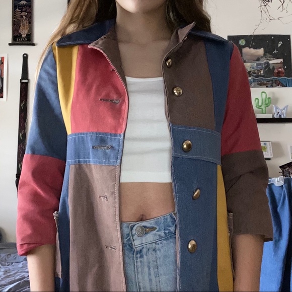 Color block jacket - Picture 1 of 4
